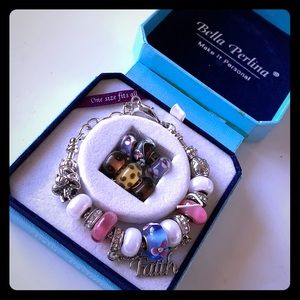 Bella Perlina bracelet (says “faith”)